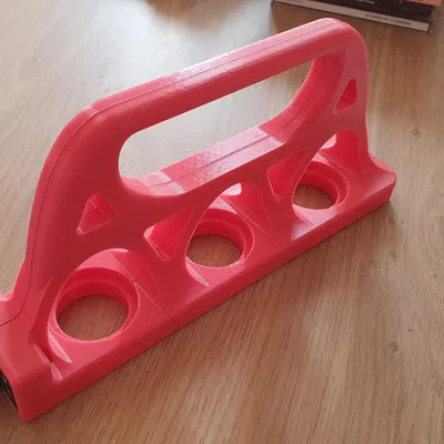 Tay cầm xách 1-3 bình CO2 Sodastream "Quick Connect" (loại hồng)