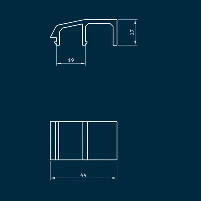 Clip hướng dẫn riser khối upvc
