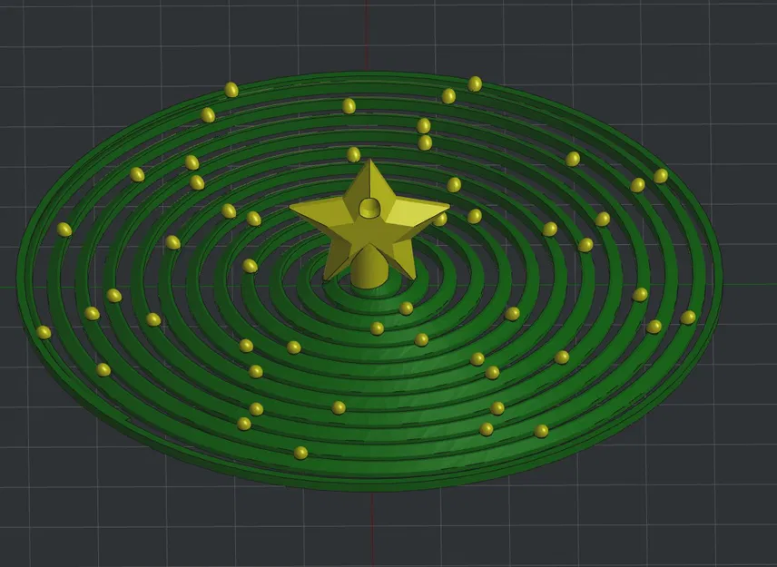 Móc Trang Trí Cây Thông Noel Hình Xoắn Ốc - Image 2