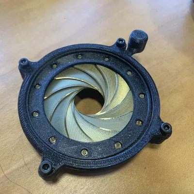 Iris cơ khí hình bạch tuộc