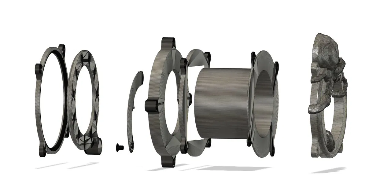 Iris cơ khí hình bạch tuộc - Image 3