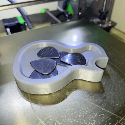 Khay Đựng Pick Guitar Hình Gibson Les Paul