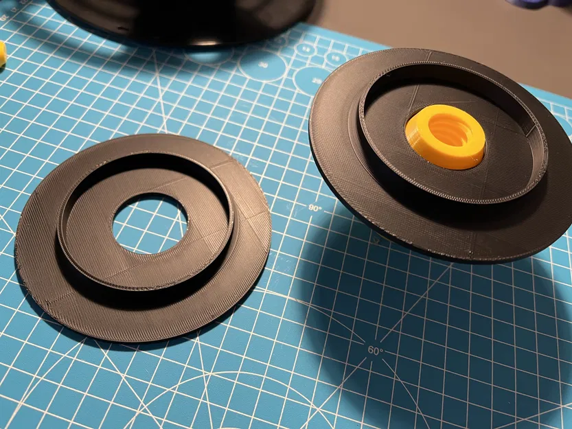 Đĩa định tâm cho spool GIANTARM/GEETECH (74mm) - Image 1