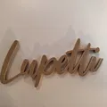 Chữ Lupetti Trang Trí Độc Đáo - Thumbnail 1