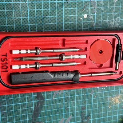 Mỏ hàn mini TS101 kèm cáp XT60, MiniSpool lắp ráp sẵn