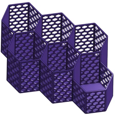 Cốc Bút Lục Giác Phiên Bản Thay Thế