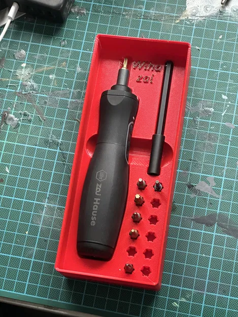 Khay Đựng Tuốc Nơ Vít Điện Wiha Gridfinity Xếp Chồng - Image 2