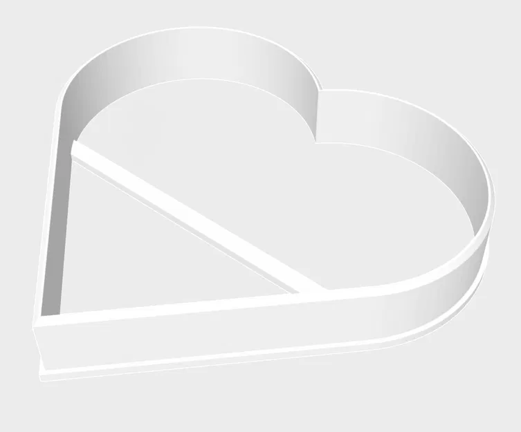 Vykrajovátko srdce - Khuôn Cắt Bánh Hình Trái Tim - Image 1