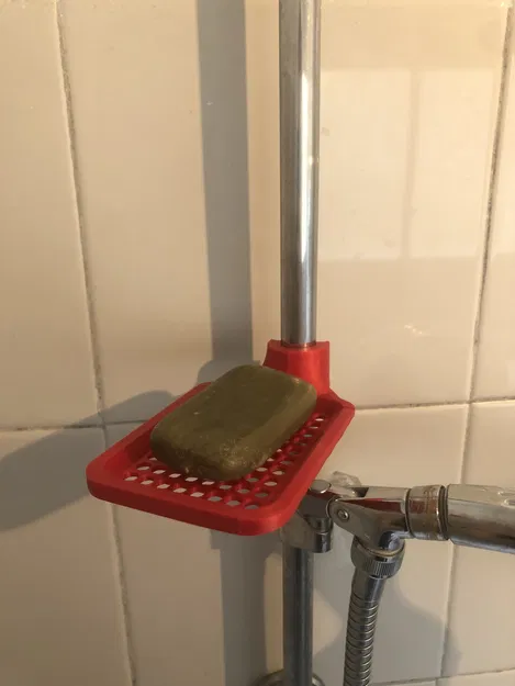 Khay Xà Bông Kẹp Ống Sen Tắm - Image 2