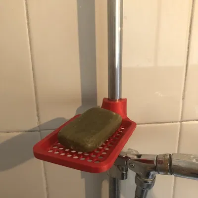 Khay Xà Bông Kẹp Ống Sen Tắm