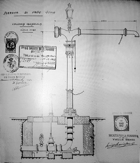 Cần cẩu nước Ý tỷ lệ 1/20 - colonna idraulica fs scale 1/20 - Image 7