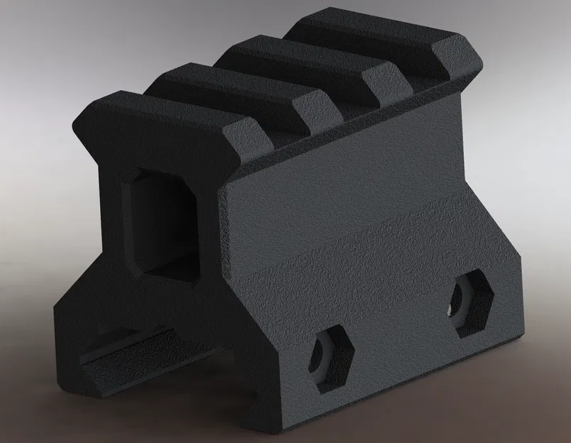 Thanh Riser Picatinny 3 Khe - Image 1