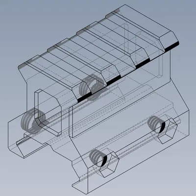 Thanh Riser Picatinny 3 Khe