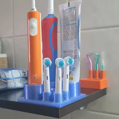 Kệ Để Bàn Chải Điện Hình Kim Cương