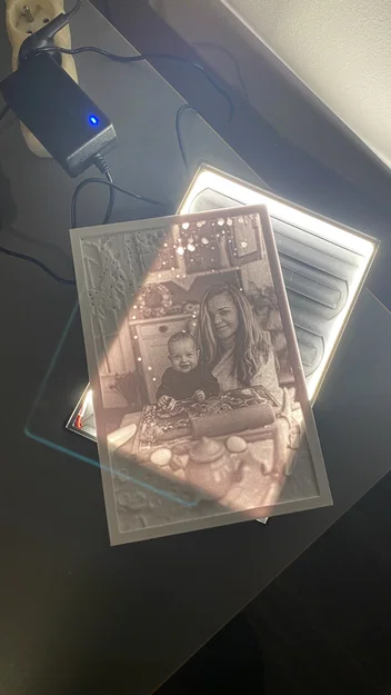 Khung mỏng cho ảnh Lithophane kích thước 240x160x4mm - Image 3