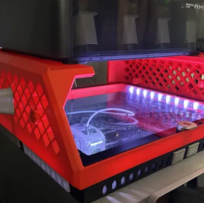 V6 Cập Nhật Giá Đỡ AMS Tối Thượng Bambu Lab P1P P1S X1-C - Bản Xây Dựng Cộng Đồng!