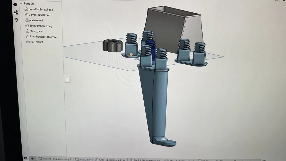 V6 Cập Nhật Giá Đỡ AMS Tối Thượng Bambu Lab P1P P1S X1-C - Bản Xây Dựng Cộng Đồng! - Image 5