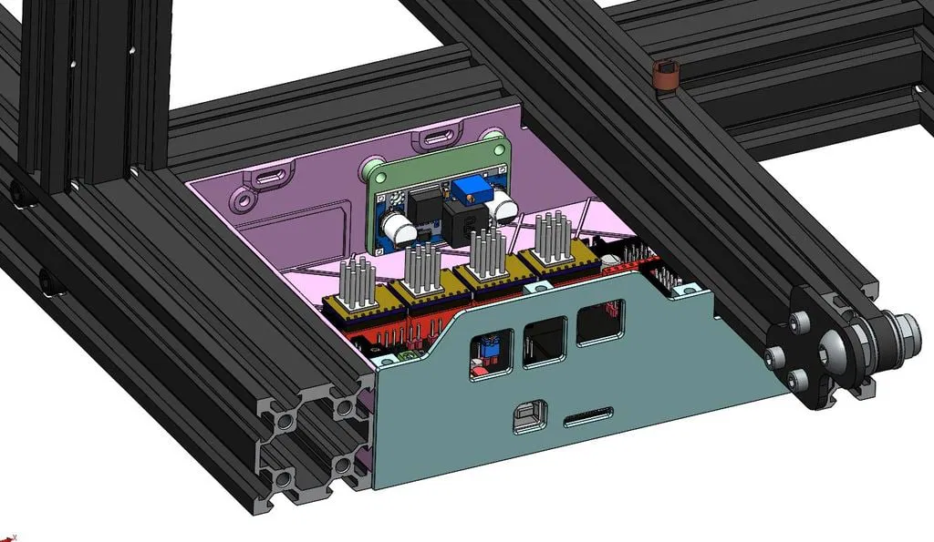 Vỏ trước Ender 3 cho BTT SKR v1.3 + RPI3 - Image 8