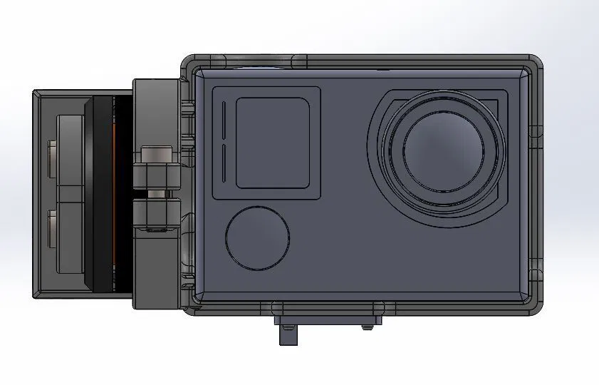 Gimbal 2 Trục cho GoPro Hero 4 trên Reptile 500 MWC (TBS Discovery Clone) - Image 5