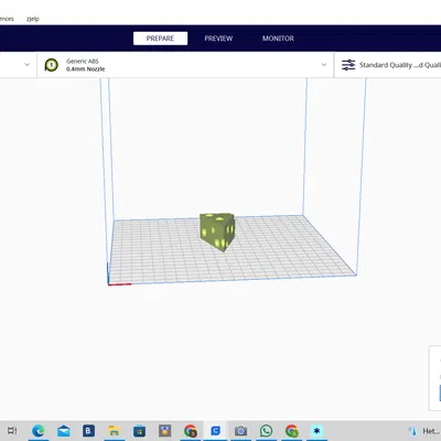 Mô hình 3D Phô Mai "cheez"