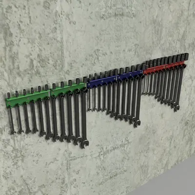 Giá Đỡ Ổ Cắm Và Cờ Lê Treo Tường Đơn Giản Dễ In