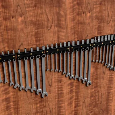 Giá Đỡ Ổ Cắm Và Cờ Lê Treo Tường Đơn Giản Dễ In