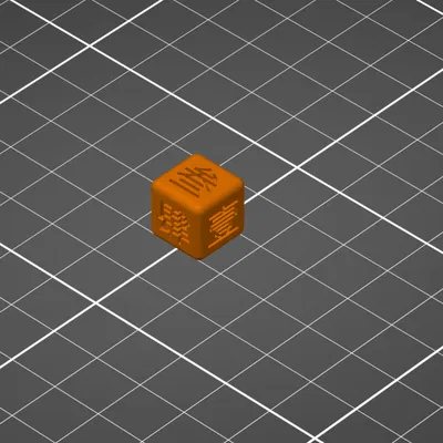 Xúc Xắc Chữ Tiếng Trung