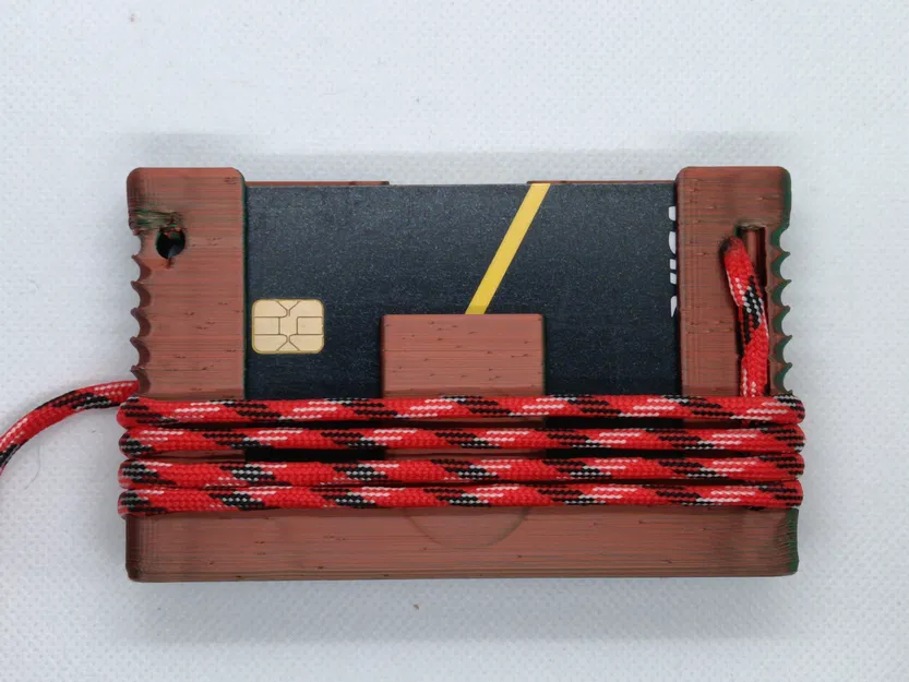 Ví đựng thẻ bằng dây dù có ngăn bí mật - Image 3