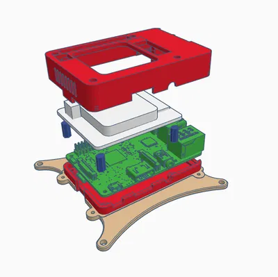 Vỏ Case Raspberry Pi 3 - Bo Mở Rộng Quạt 52 Pi Kèm OLED V1.0