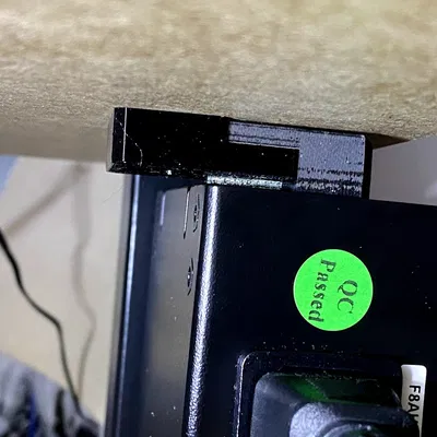 Phụ kiện Lồng kính Prusa MK3S Lack: Di dời Bộ nguồn Delta màu đen