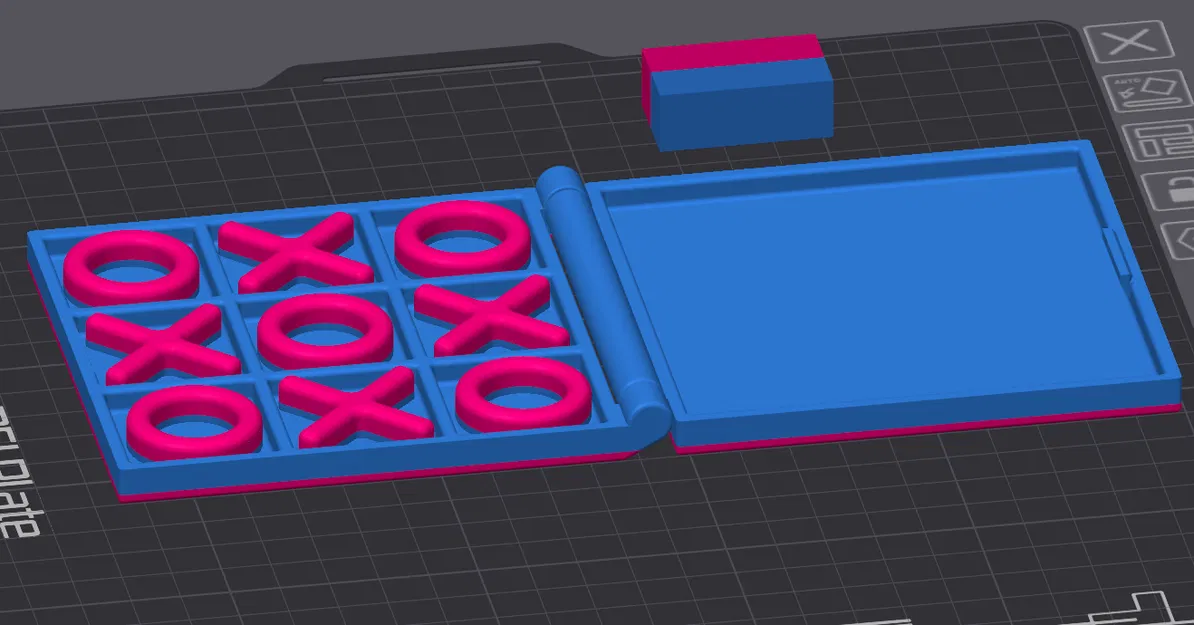 Bàn Cờ Caro Di Động Có Bản Lề và Hộp Đóng Mở - Image 4