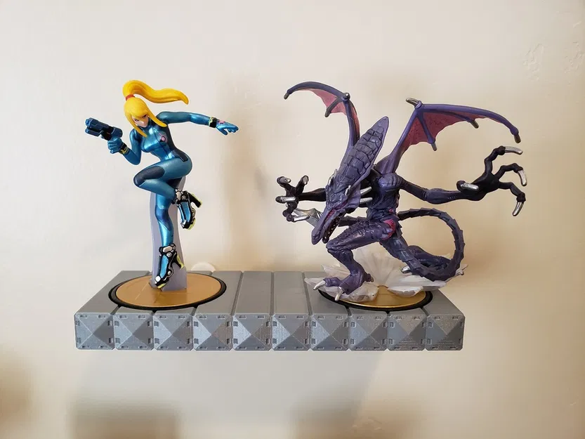Chân đế Amiibo Super Metroid có tùy chọn treo tường - Image 1