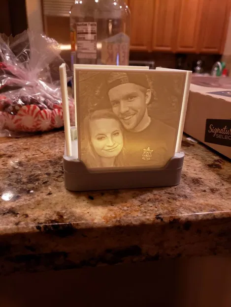 Bốn người giữ litphophane ảnh sử dụng nến trà - Image 2