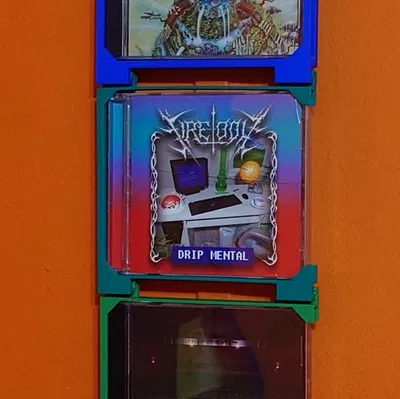 Người giữ vỏ trang sức CD gắn trên tường