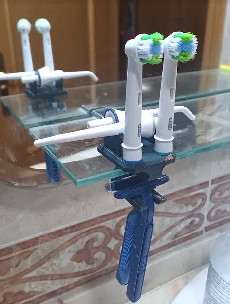 Giá đỡ dao cạo và bàn chải đánh răng - Image 1