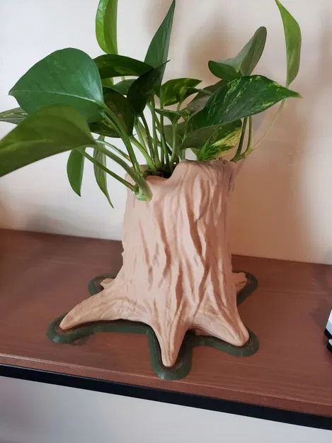 Chân Chậu Cây Hình Gốc Cây - Image 1