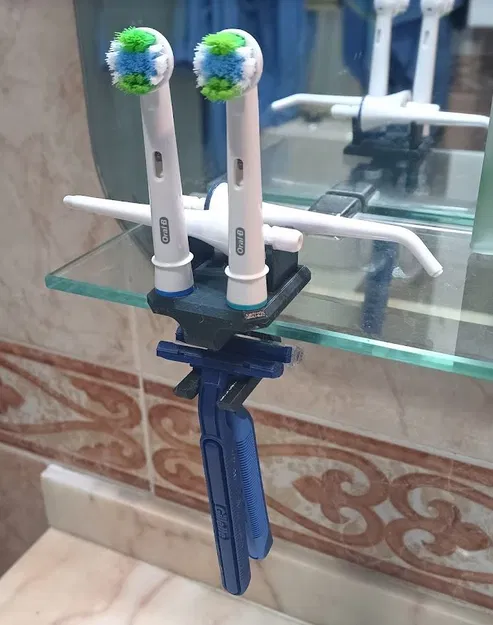 Giá đỡ dao cạo và bàn chải đánh răng - Image 10