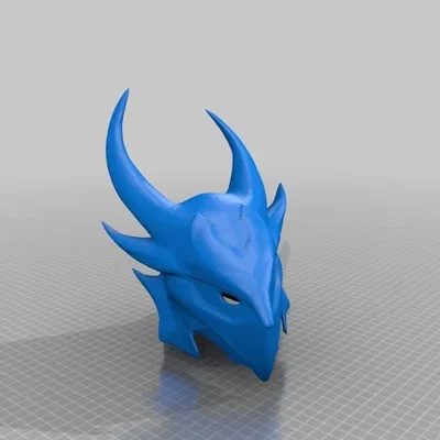 Nón Bảo Hiểm Daedric Khổng Lồ - In Kích Thước Thật