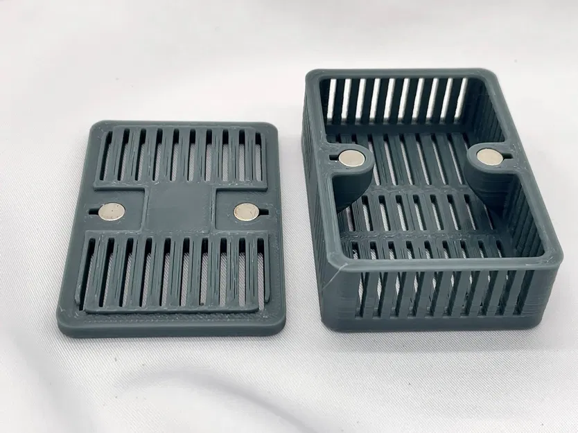 Hộp Đựng Hạt Hút Ẩm Có Nắp Nam Châm (66x46x24mm) - Image 2