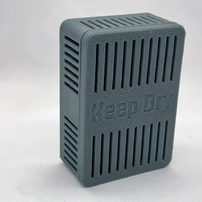 Hộp Đựng Hạt Hút Ẩm Có Nắp Nam Châm (66x46x24mm)