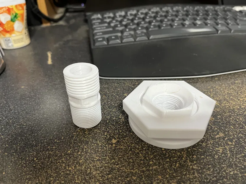 Adapter nối thùng nước mưa với ống xả hồ bơi 1.5" - Image 4