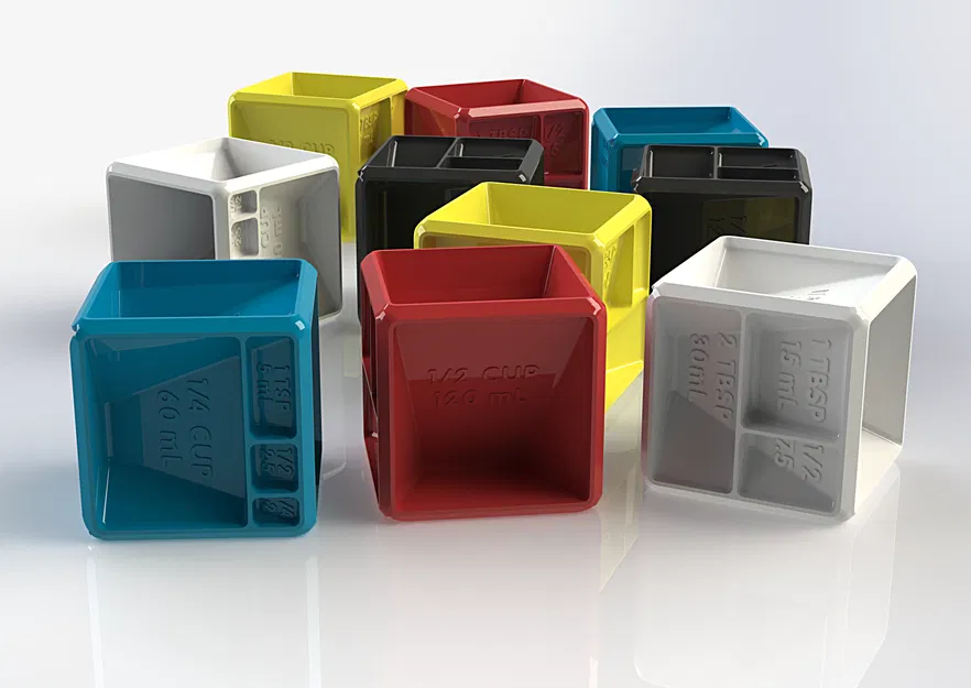 Bakercube - Khối đo lường đa năng cho nhà bếp và văn phòng - Image 2