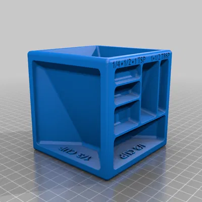 Bakercube - Khối đo lường đa năng cho nhà bếp và văn phòng