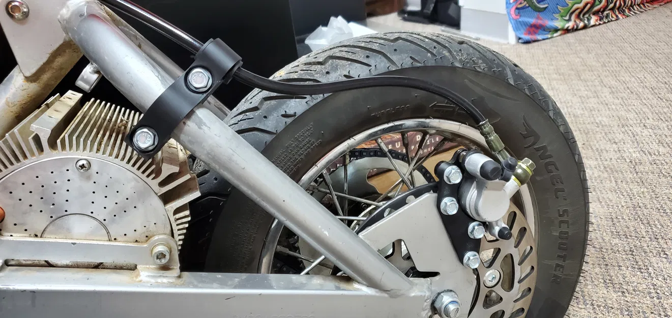 Giá đỡ dây phanh sau Razor MX/SX - Image 1