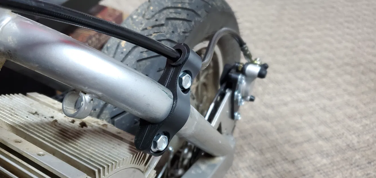 Giá đỡ dây phanh sau Razor MX/SX - Image 2