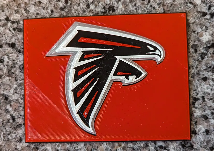Biển Logo Đội Bóng Bầu Dục Atlanta Falcons NFL - Image 1