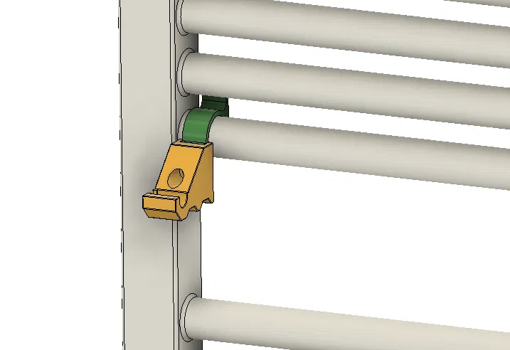 Giá Treo Khăn Tắm Từ Thanh Kim Loại Máy In 3D - Image 1