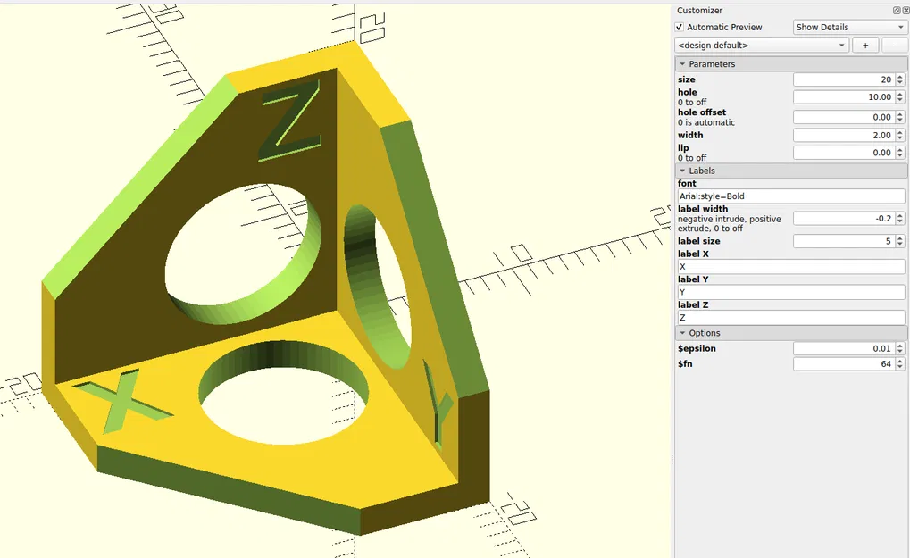 XYZ Test - Khung Góc Tùy Chỉnh - Image 1