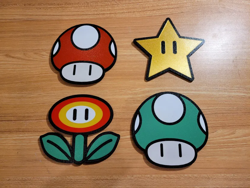 Trọn Bộ Vật Trang Trí Tường Super Mario - Image 3