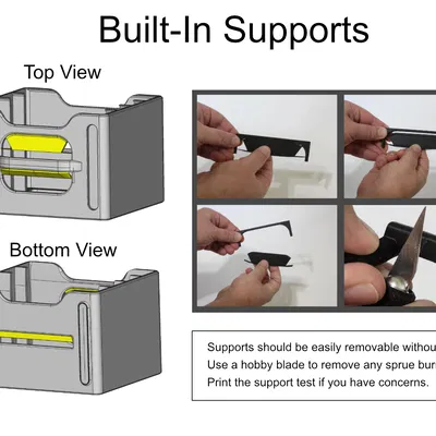 Kệ xếp chồng cho Hộp lưu trữ Tiny Bins [Gắn tường] [Thông số]